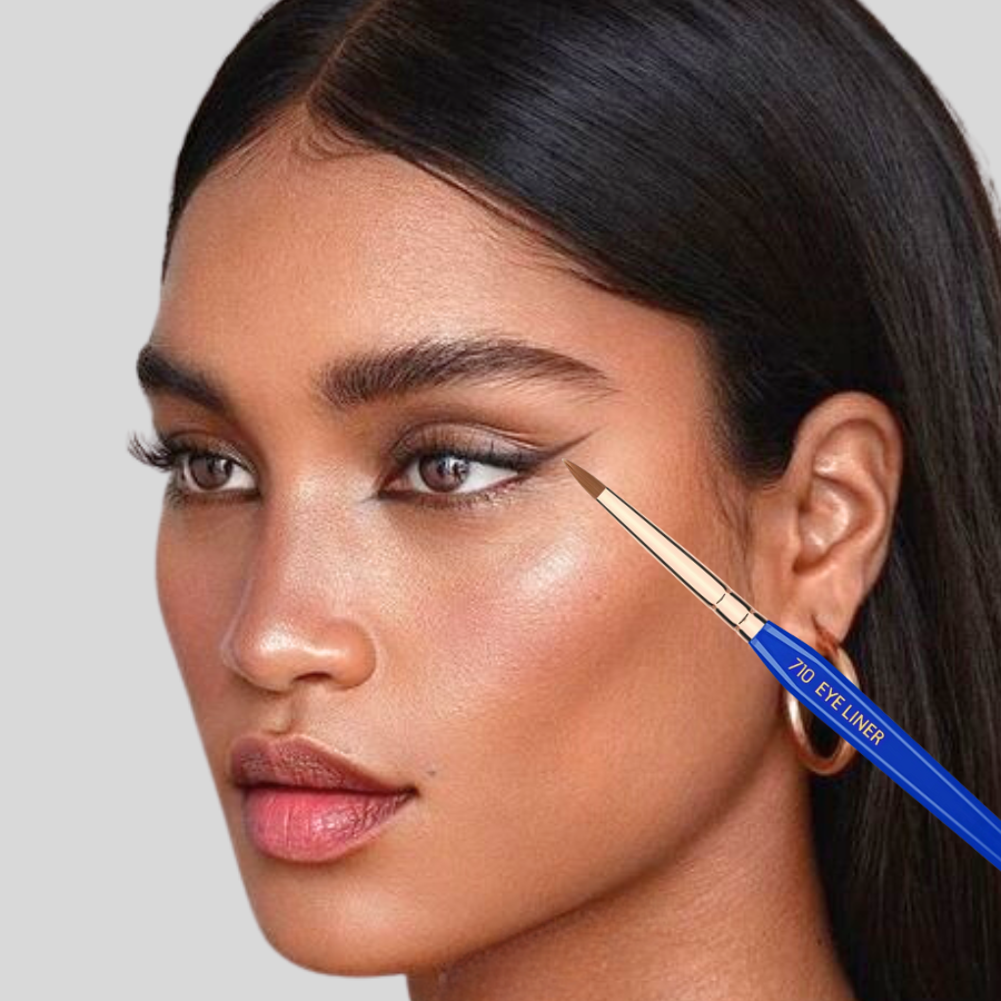 Cọ Che Khuyết Điểm Đầu Nhỏ Bdellium Tools Golden Triangle B710 Eye Liner
